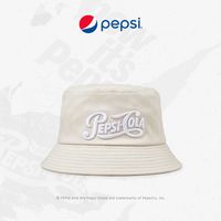 Pepsi百事可乐渔夫帽潮防晒帽子2022款太阳帽遮脸高档遮阳帽显瘦