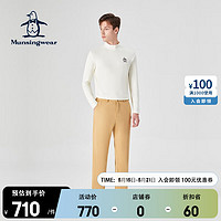 Munsingwear 万星威 高尔夫男士春季男装保暖加绒休闲长裤弹力舒适直筒裤 Y724 92