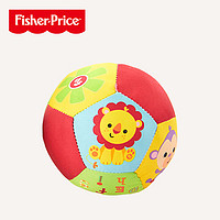 费雪（Fisher-Price）动物认知球新生儿布艺玩具球婴幼儿宝宝手抓球早教六一儿童节礼物 十二面布球