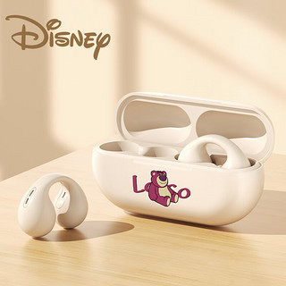 迪士尼（Disney）DB5耳夹式蓝牙耳机骨传导概念不入耳真无线运动跑步开放式挂耳式耳机 2023新款华为苹果小米通用 童趣草莓熊