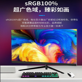川升 N270 2K 165Hz Fast-IPS 27英寸 黑色 显示器