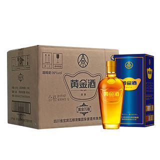 88VIP：黄金酒 黄金万福 39度 480ml*6瓶 整箱装过年送礼 自饮