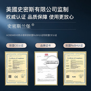 史密斯兰堡 电热水器家用储水式洗澡速热扁桶双胆一级能效 WIFI智控 3200W+出水断电+WIF智控