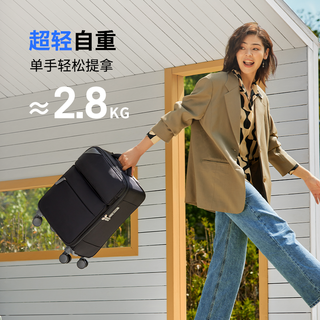 NINETYGO 90分 尼龙软体拉杆箱 20寸
