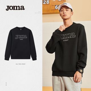 Joma荷马卫衣男款套头卫衣新款圆领卫衣印花长袖运动上衣百搭卫衣