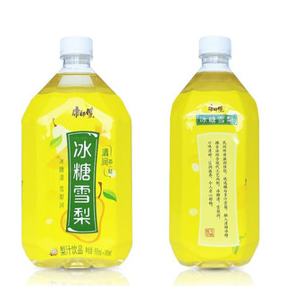 康师傅冰糖雪梨大瓶装轻爽解渴梨汁饮料 1L*（8+1）瓶 共2箱18瓶