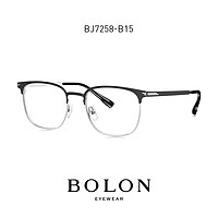 BOLON 暴龙 近视眼镜框男光学镜女商务眉框时尚方框眼镜架宝岛官方BJ7258