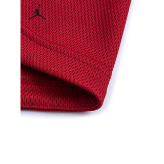 NIKE 耐克 AIR JORDAN 耐克儿童短袖衬衫开衫2023夏季新款儿童休闲外套上衣 杰斯特红 130/64(7)