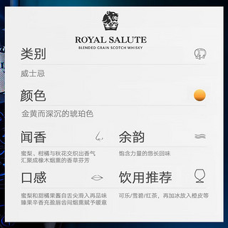 皇家礼炮（Royal Salute）21年 原装进口苏格兰调和型威士忌洋酒保税仓直发 包装瑕疵 皇家礼炮21年700ml