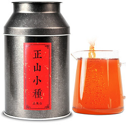 川盟 正山小种红茶茶叶250克/罐