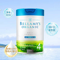 BELLAMY'S 贝拉米 plus会员：贝拉米白金版含有机A2蛋白800g/罐 4段（送2袋Medowry全脂奶粉）