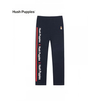 暇步士(Hush Puppies)暇步士童装女童打底裤春秋装儿童裤子大童时尚休闲裤子 钻石黑 160cm