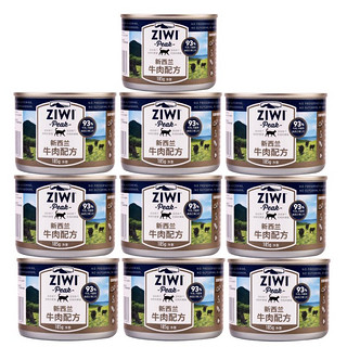 ZIWI 滋益巅峰 猫罐头 10罐牛肉味