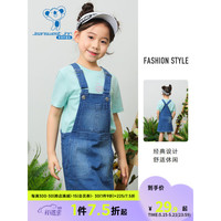 真维斯童装2023夏季新款女童纯棉印花短袖T恤可爱上衣打底衫潮JJ