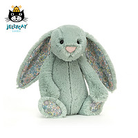 jELLYCAT 邦尼兔 BL3SG 花布邦尼兔毛绒玩具 青色 31cm