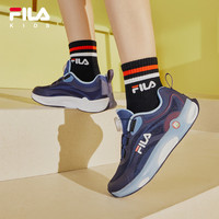 FILA 斐乐 童鞋儿童跑步鞋2023夏季新款潮透气网面男女童舒适运动鞋