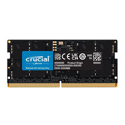 Crucial 英睿达 DDR5 4800MHz 笔记本内存条 32GB（16GB×2）套装