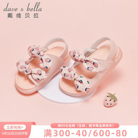 戴维贝拉(DAVE&BELLA)戴维贝拉童鞋女童凉鞋公主鞋轻便夏季小童宝宝儿童学步鞋防滑