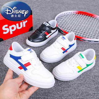 迪士尼（Disney）男童小白鞋透气春秋款儿童鞋子2023新款夏女童板鞋网面学生运动鞋 20012蓝色 36码/内长21.9cm