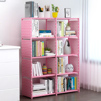 KAIDI 开迪 简易书架置物架落地桌上书柜简约现代学生儿童创意组合储物收纳柜