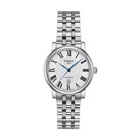 TISSOT 天梭 卡森臻我系列 T122.207.11.033.00 钢带机械女表