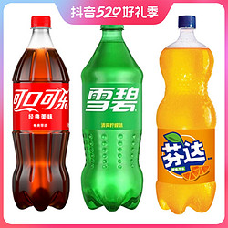 Coca-Cola 可口可乐 混装饮料888ML*3瓶
