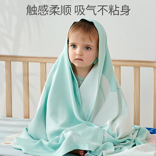 OUYUN 欧孕 儿童冰丝夏凉被婴儿空调被竹纤维盖毯幼儿园午睡毯子夏季薄款