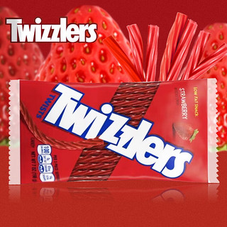 多滋乐（Twizzlers）美国草莓扭扭糖果同零食詹姆斯款Twizzlers 草莓味198g