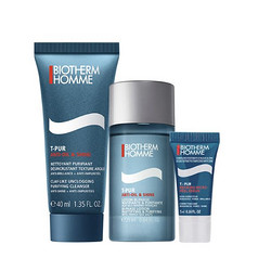 BIOTHERM 碧欧泉 净肤细致体验套组（洁面40ml+水25ml+精华5ml）