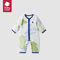 babycare bc babycare婴幼儿爬服纯棉纱布 中开款-里伊夏夜 66cm