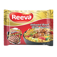 Reeva 阮婆婆Reeva进口红烩牛肉味方便面泡面早餐速食煮面条拉面75g*1包
