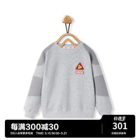 Mini Peace MiniPeace商场同款xCHAO系列太平鸟童装男童卫衣23春季新款 灰色 130cm