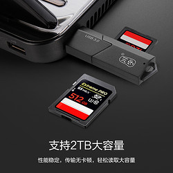 kawau 川宇 USB2.0读卡器 双卡单读