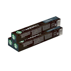 STARBUCKS 星巴克 意式浓缩烘焙胶囊咖啡NESPRESSO精品胶囊57g*3盒