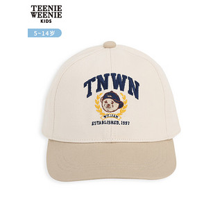 Teenie Weenie Kids小熊童装男女童2023年新款撞色休闲棒球帽 黄色 M