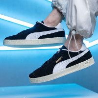 PUMA 彪马 板鞋男鞋女鞋春夏季新款运动鞋情侣板鞋缓震耐磨透气休闲鞋 翻毛皮鞋面/金标/柔软舒适 42/270mm