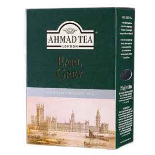 AHMAD TEA英国亚曼伯爵红茶250g盒装散茶瑞士卷佛手柑伯爵粉奶茶店烘焙商用 亚曼伯爵250g盒装散茶