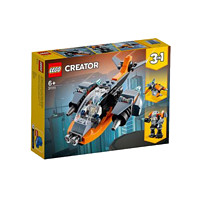 LEGO 乐高 创意百变组二次元飞机积木31111 6岁   113粒 儿童益智玩具男女孩
