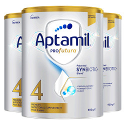Aptamil 爱他美 白金澳洲版DHA叶黄素奶粉4段3岁及以上*3罐装四段