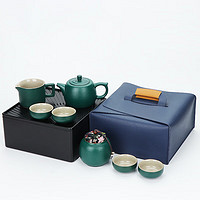 BOUSSAC 旅行茶具套装 绿/井兰壶7头茶具/旅行包