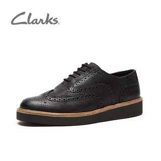 Clarks 其乐 贝乐系列 女士布洛克雕花乐福鞋 261574124