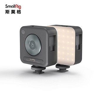 SmallRig 斯莫格 3286B 双色温补光灯小巧便携LED口袋摄影灯 微单相机手机视频直播补光灯圈圈灯