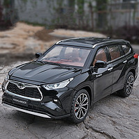 PLUS会员：LINENG 砺能玩具 2023款全新汉兰达SUV 1：24 合金汽车模型 送合金定制车牌号