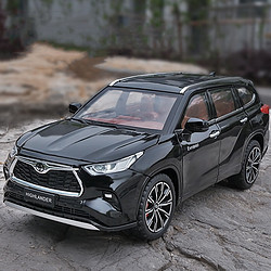 LINENG 砺能玩具 2023款全新汉兰达SUV 1：24 合金汽车模型 送合金定制车牌号