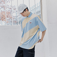 四色条纹_170/M 刺绣Polo 170/M