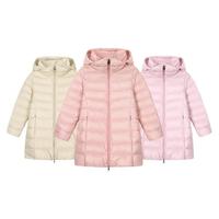 HAZZYS 哈吉斯 女童中长款羽绒服 HZODGD32CR733