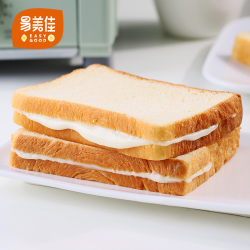 易美佳乳酸菌夹心吐司面包500g早餐食品营养小面包小袋整箱