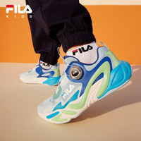 FILA 斐乐 童鞋儿童复古跑步鞋2023夏季新款中大童男女童旋钮运动鞋