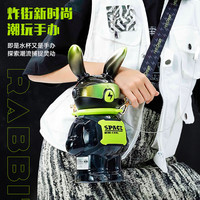 儿童水杯女生高颜值大容量杯子上学专用闪电兔太空吸管杯运动水壶