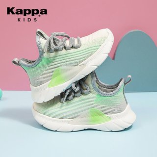 Kappa夏款网面飞织运动鞋男童2023夏季新款软底透气低帮休闲跑鞋